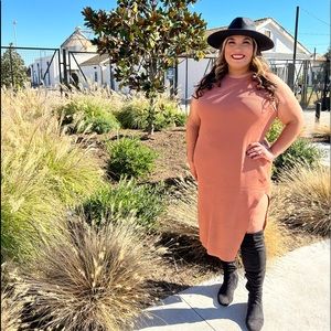 Pink Light weight sweater dress